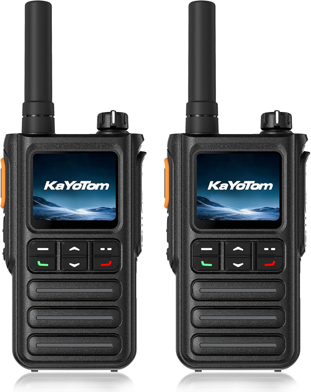 Lifetime Free GPS Global Unlimited Range Walkie Talkie Poc Radios(2-Pack)