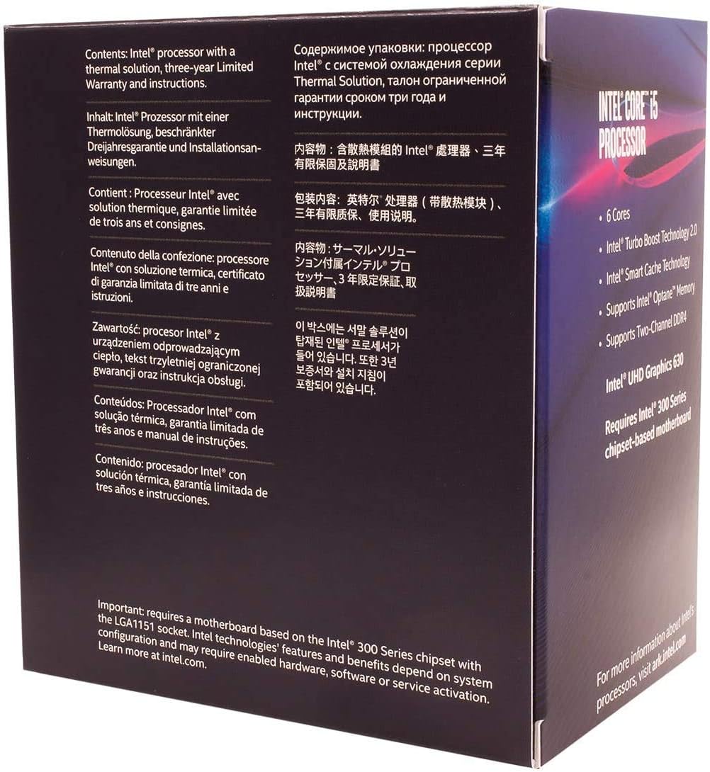 Intel 8th Gen Core i5-8400 Processor