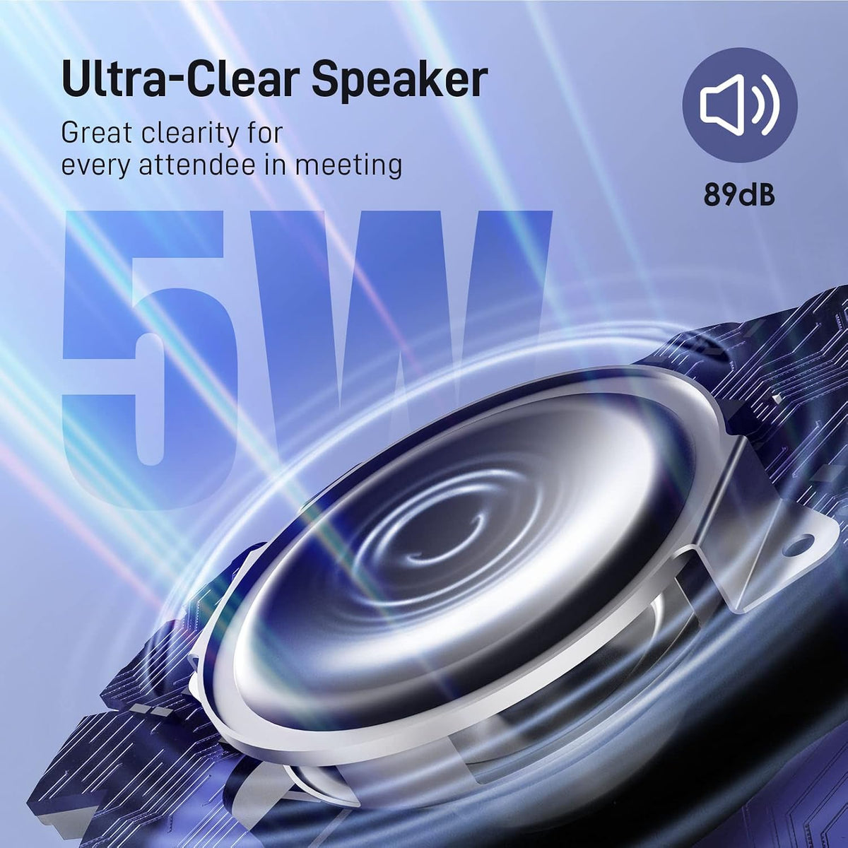 EMEET Luna Plus Kit Conference Speaker and Microphone with 8+1 Mics