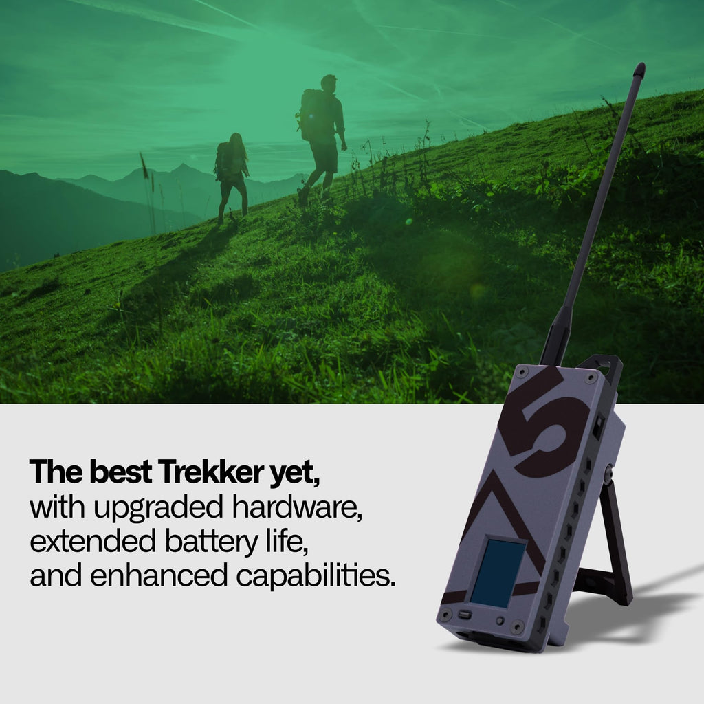 Trekker Delta Off-Grid LoRa GPS Radio, ATAK Meshtastic Communicator