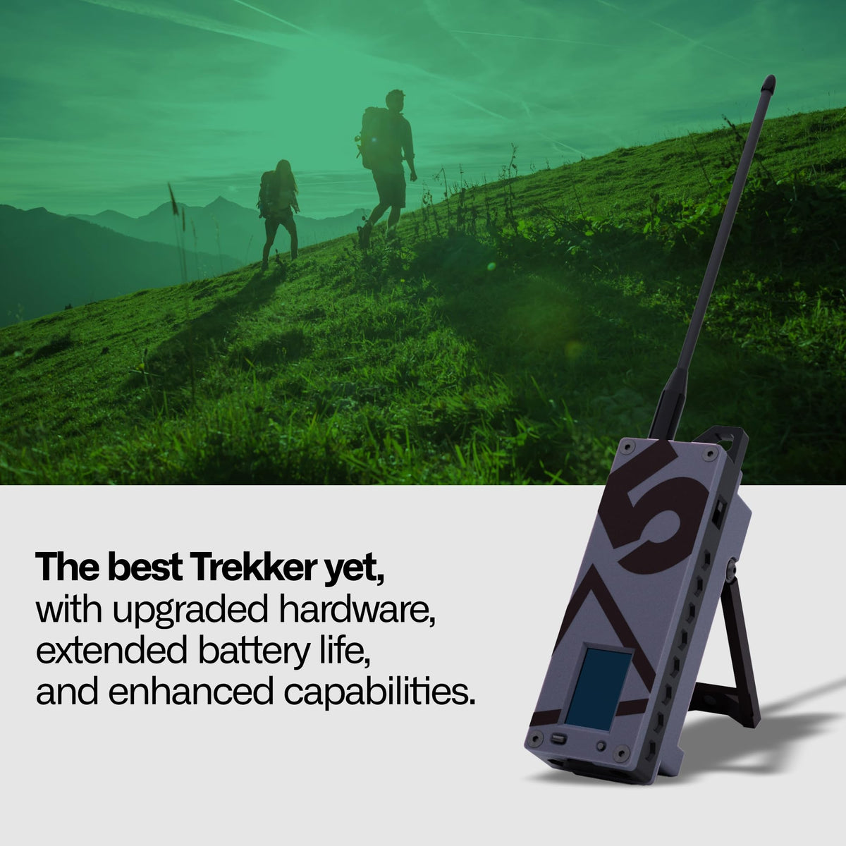Trekker Delta Off-Grid LoRa GPS Radio, ATAK Meshtastic Communicator