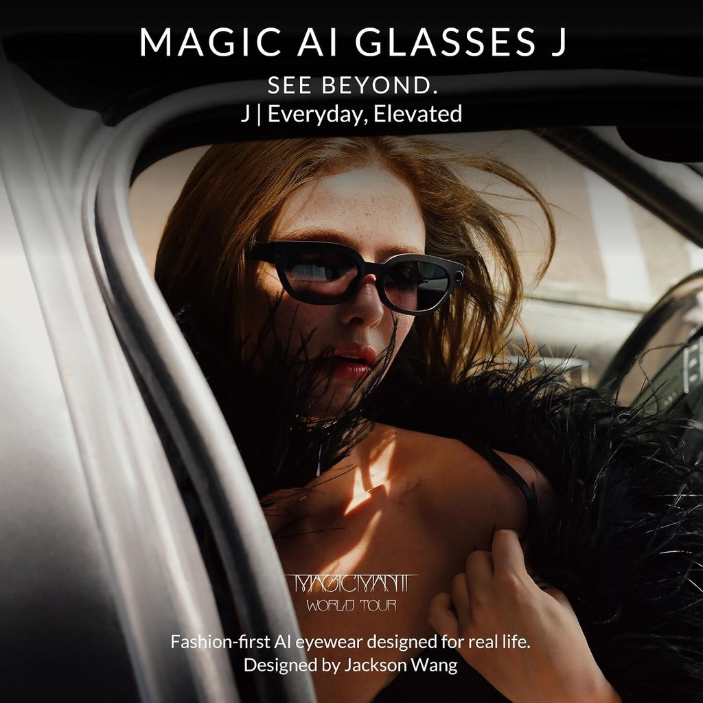 Magic AI Glasses Designed by Jackson Wang, Smart Glasses with 9MP Camera
