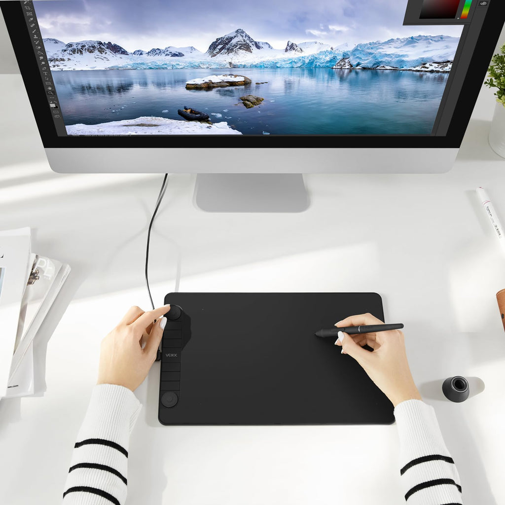 VEIKK S640 Drawing Tablet, 6x4 Inch Digital Graphics Tablet