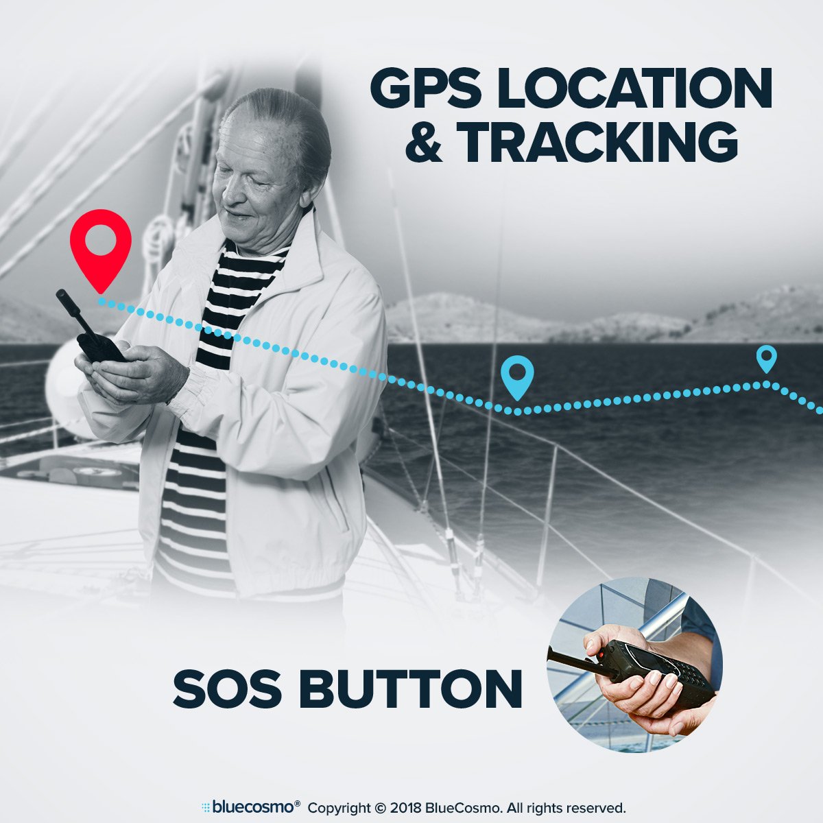 BlueCosmo Iridium Extreme Satellite Phone & 600 Minute 1 Year Global Prepaid SIM Card - Voice, SMS Text Messaging, GPS Tracking, Emergency SOS - Online Activation - 24/7