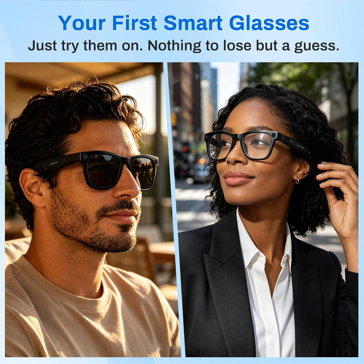 Your First Smart Glasses â Sidekick Glasses, 8MP HD Video Recording
