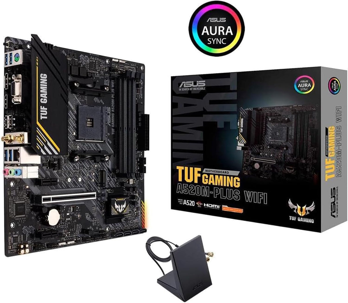 MICRO CENTER AMD 5500 Processor with ASUS TUF Gaming A520M Plus Motherboard