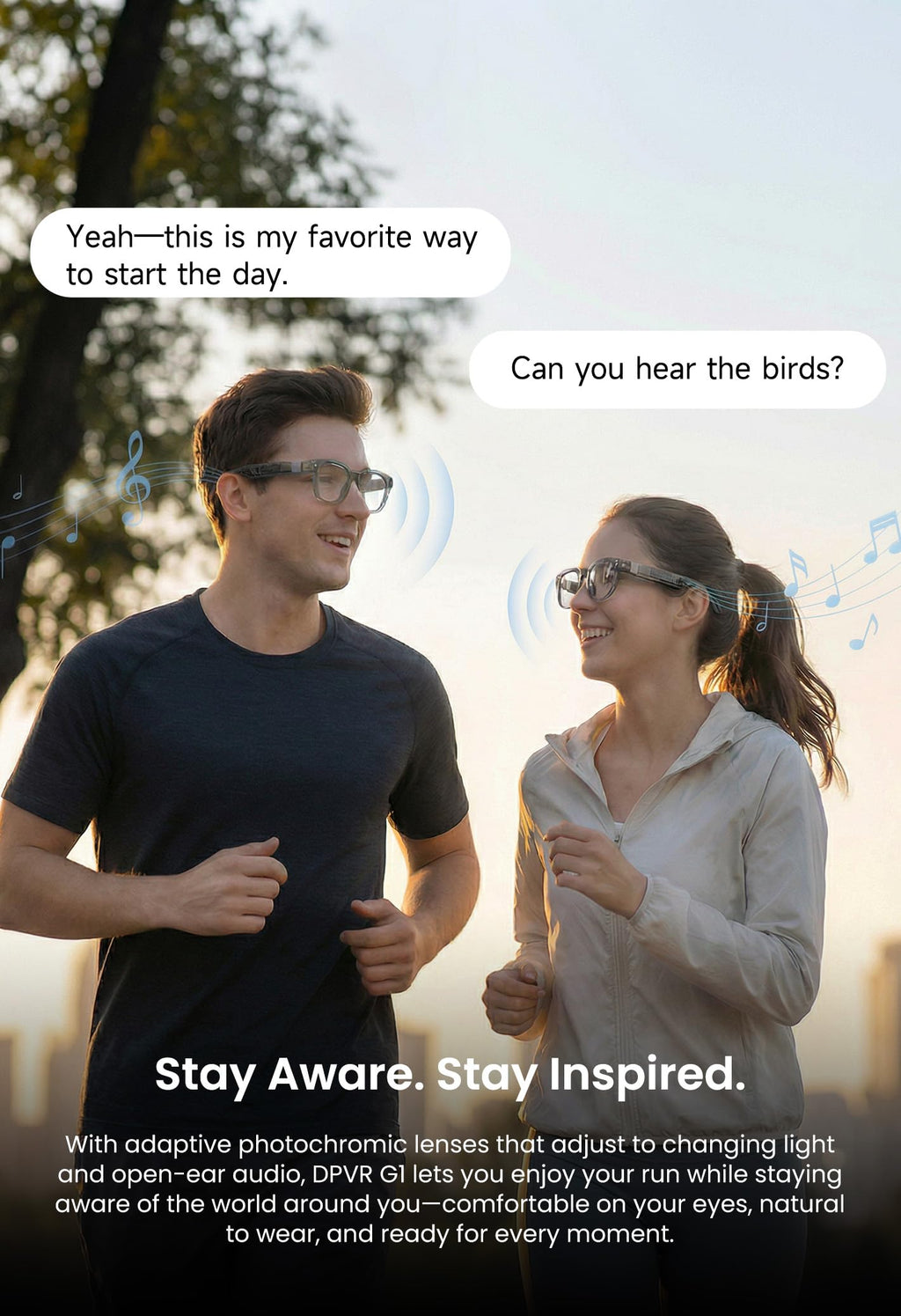 G5 AI Smart Glasses with Camera, 13MP Recording Glasses for Big Heads - XXL