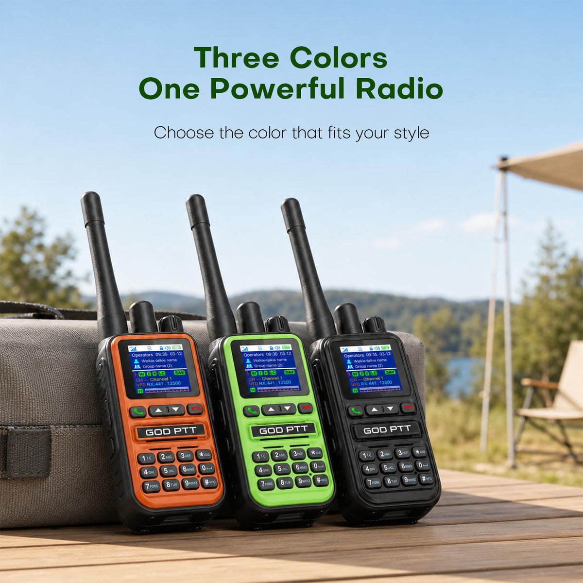 PoC+FRS Dual Mode 4G LTE Long Range Walkie Talkies, Blackï¼2-Pack