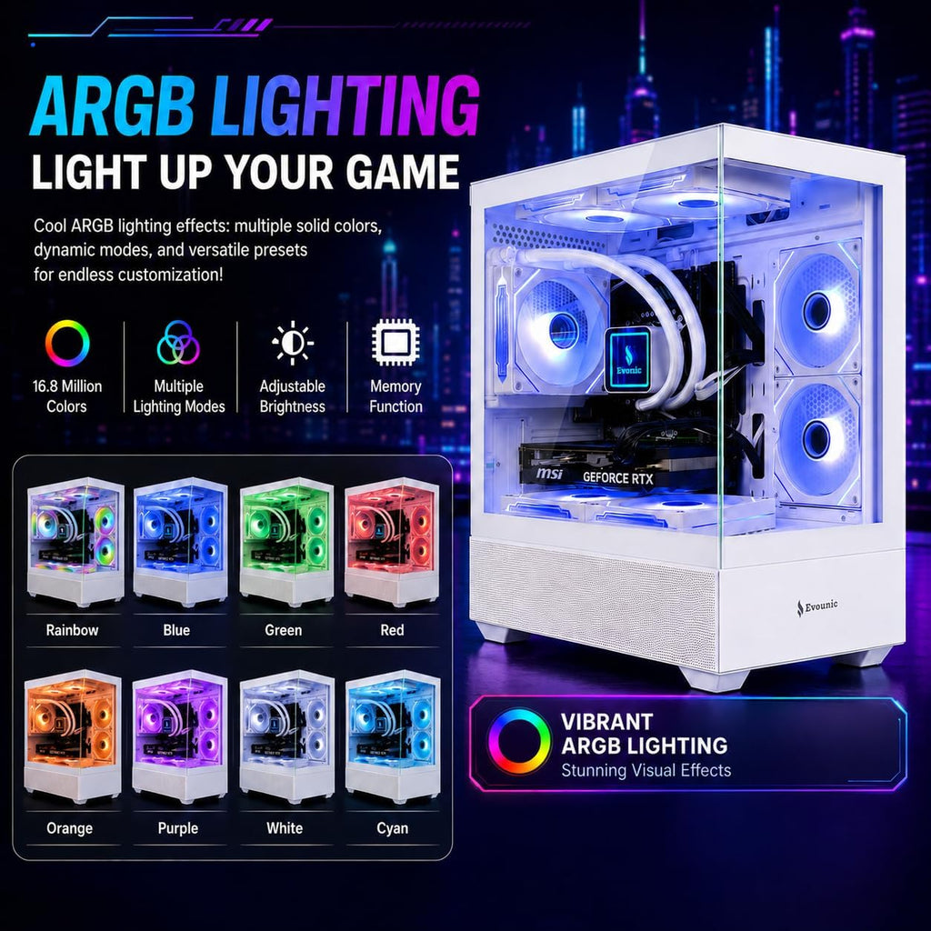 Gaming Desktop PC Computer 12-Core Processor Radeon RX580 GDDR5