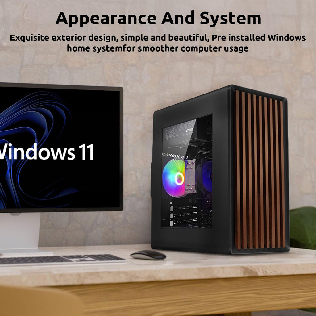Gaming PC Desktop Computer, Intel Core I7, GTX 1050 Ti 4GB,16G RAM,512G SSD