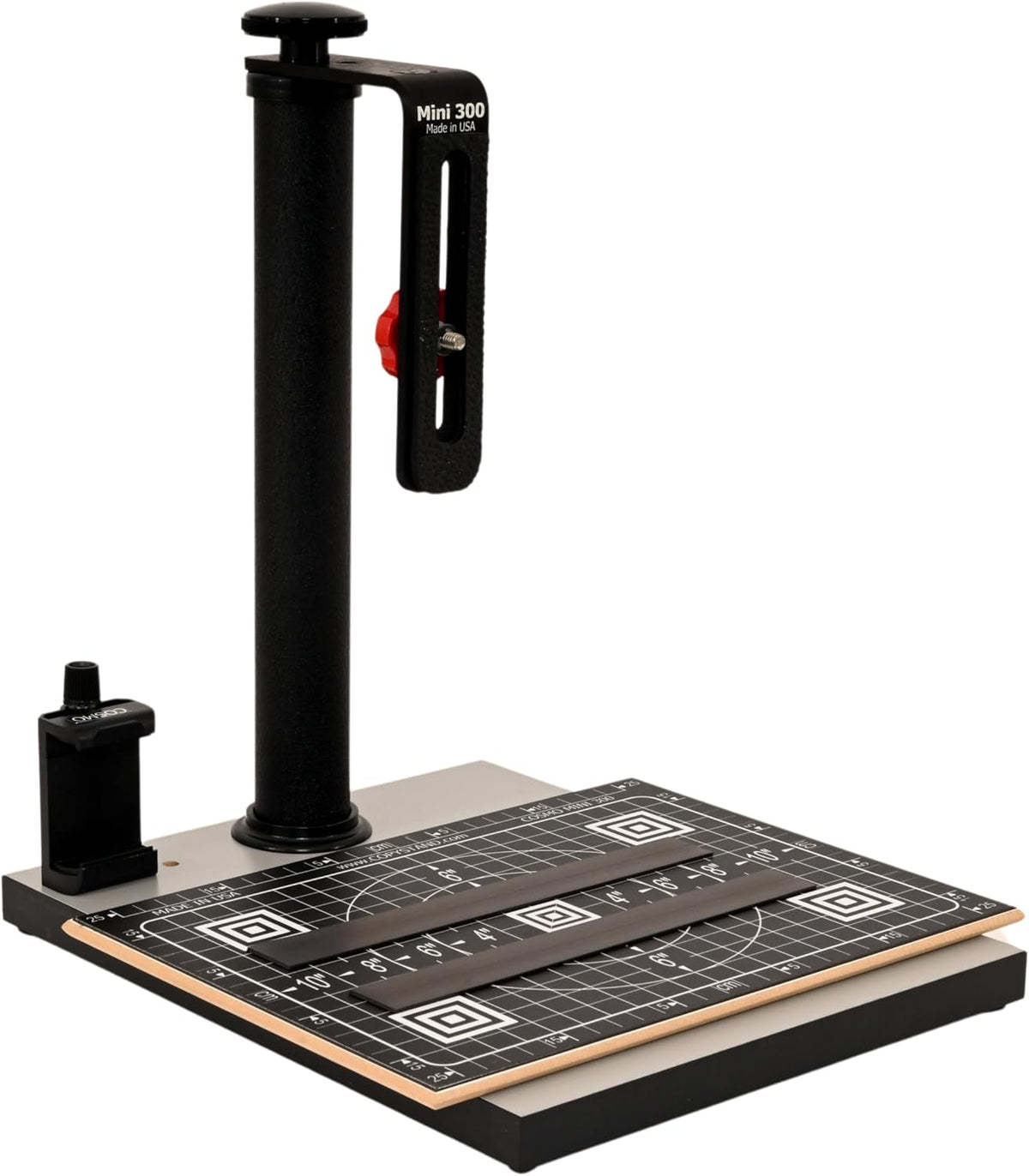 Cosmo Copy Stand, Mini 300, a Compact Tool with a Floating Magnet Board for Digitizing Old Photos with Your High-Pixel Camera or Smartphone Instead of Scanning. Made in the USA