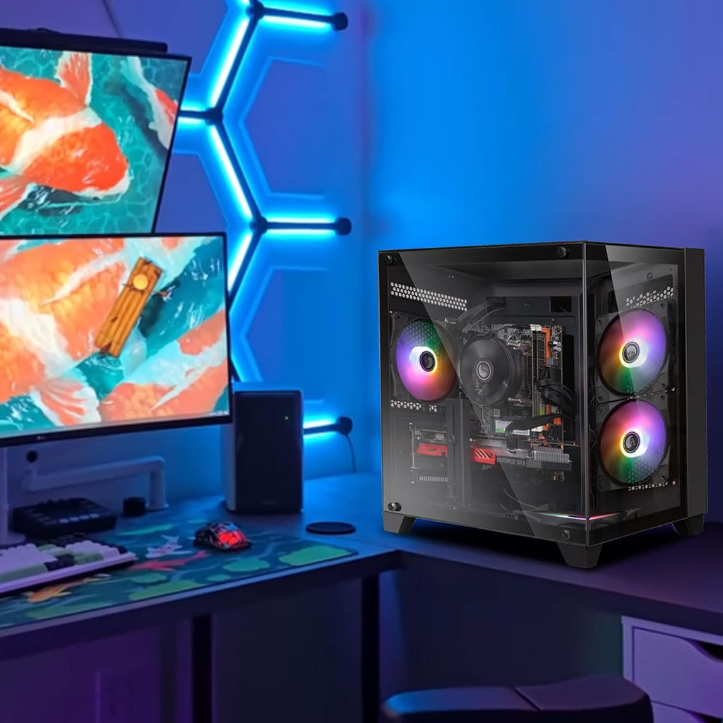 Gaming PC Desktop Computer, Intel Core I7, GTX 1050 Ti 4GB,16G RAM,512G SSD