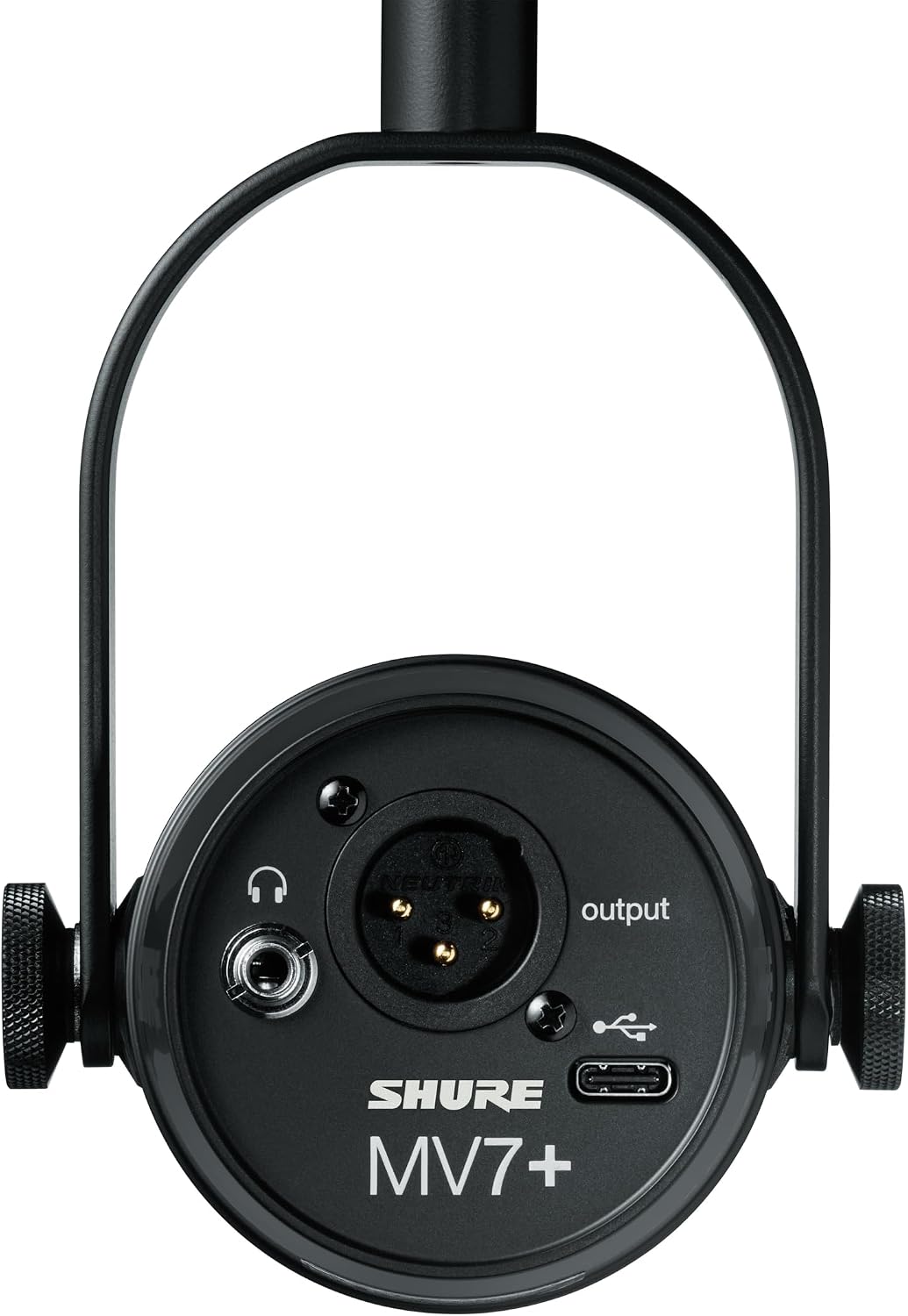Shure MV7+ USB-C & XLR Podcast Dynamic Microphone - Black