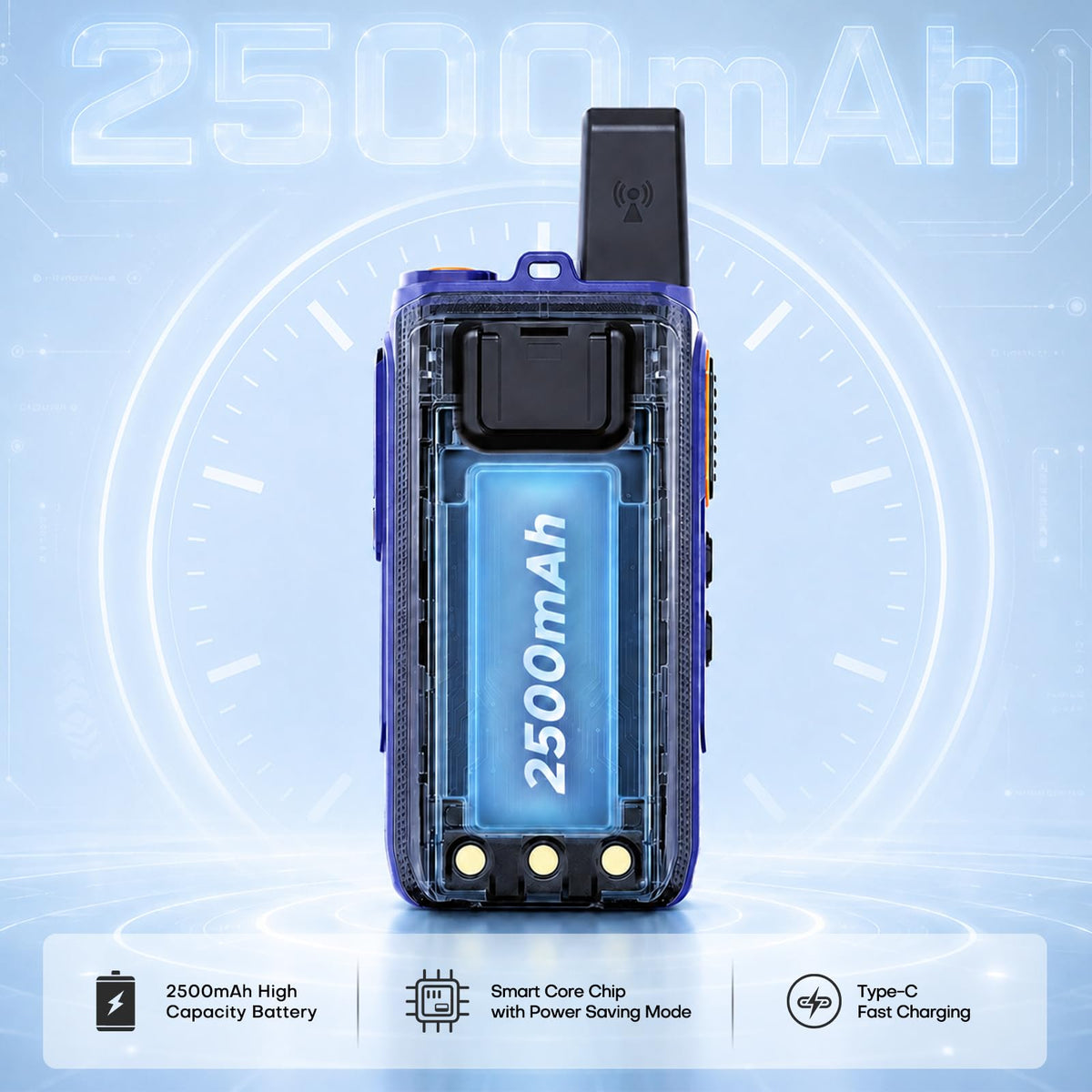 4G LTE PoC Walkie Talkies, Unlimited Range, SIM & Headsets, 2 Pack