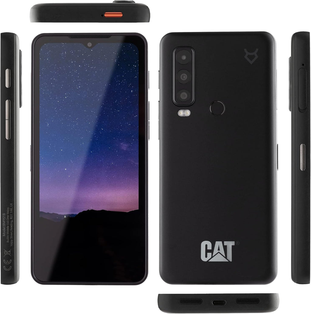 Cat S75 Smartphone Model EU/UK Model BM1S1B w/Satellite Connection Dual SIM Factory Unlocked International Version - Black
