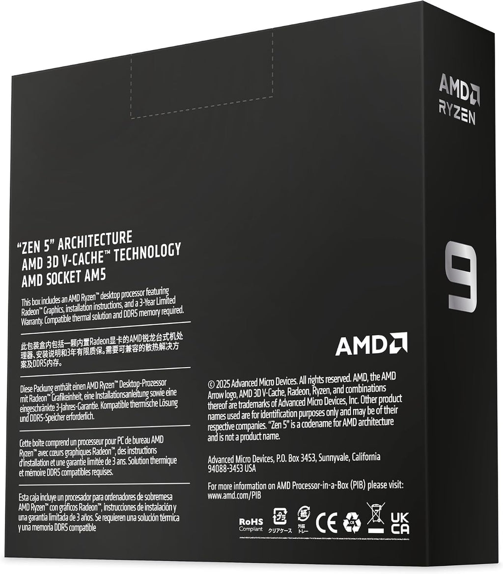 AMD Ryzenâ¢ 9 9950X3D2 Dual Edition