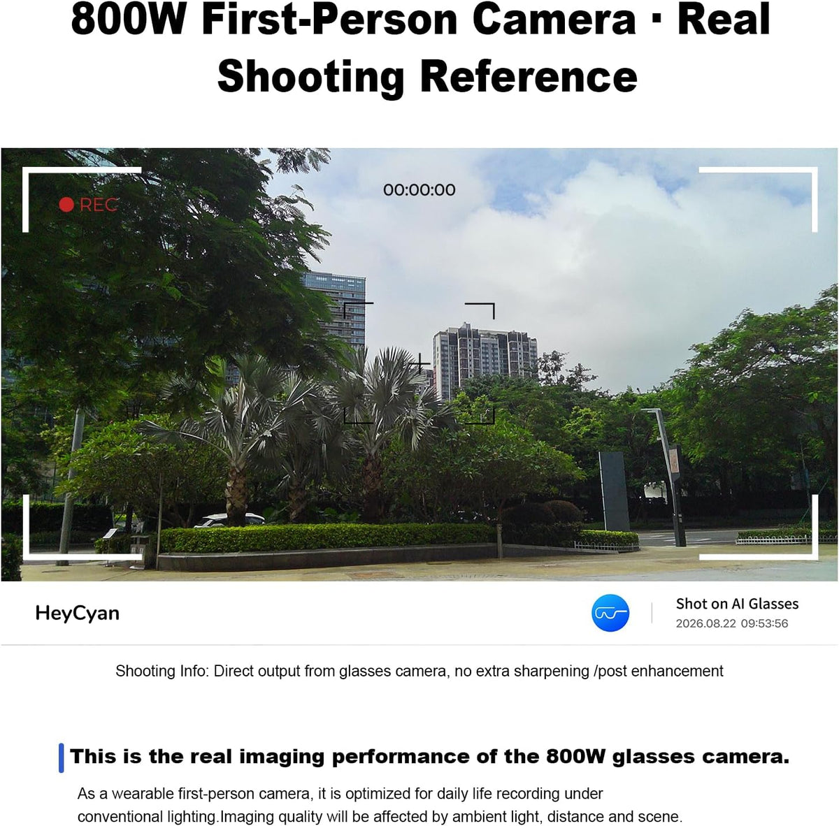 Sport Smart Glasses with Camera, 4K POV Glasses with Photochromic Lens, 6560Ã4928PX Anti-Shake Camera, AI Voice Assistant, 139 Real-Time Translation, IP65 UV400 Sport Sunglasses for Outdoor Sports