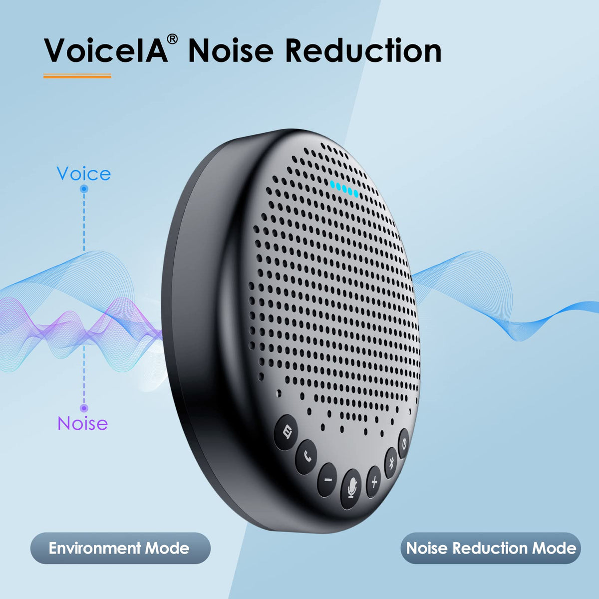 EMEET Luna Plus Kit Conference Speaker and Microphone with 8+1 Mics