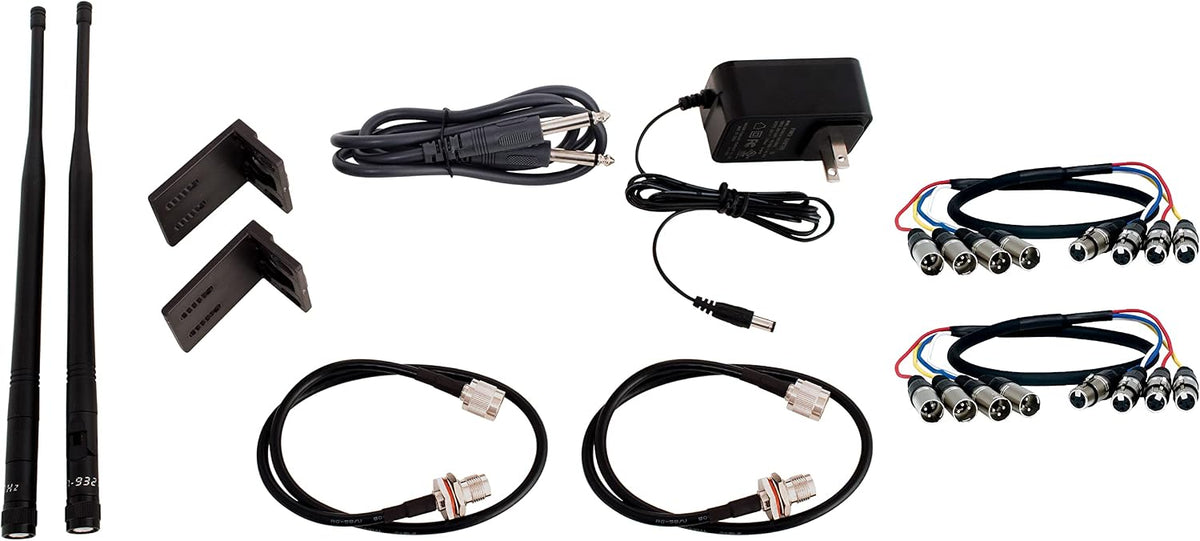 VocoPro UDX-PLAY-16 Professional Digital UHF PLL Wireless Microphone System with Sixteen Headset Vocal Microphones