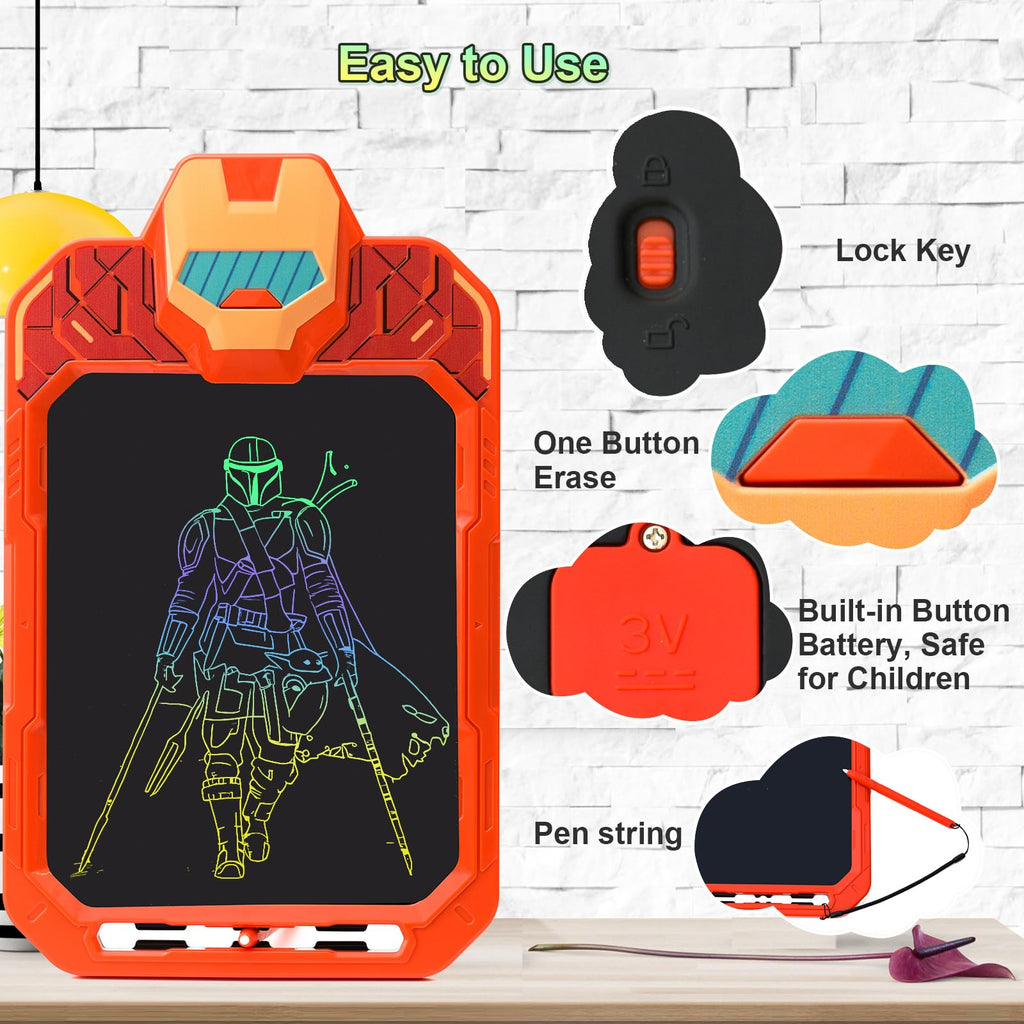 LCD Writing Tablet for Kid, Spider Design Drawing Pad, 10 Inch