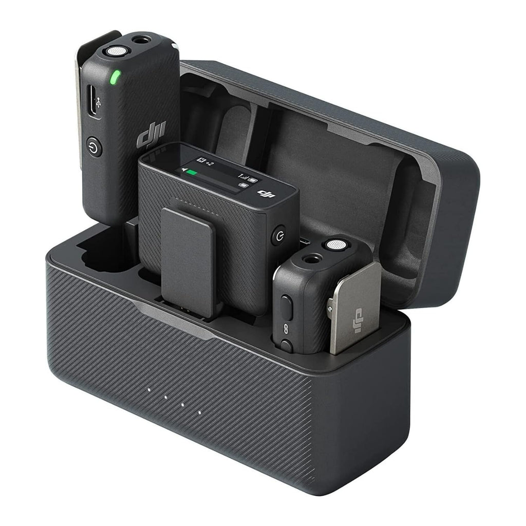 DJI Mic Mini Combo + Silicone Case + Colorful Wind Muff + Selfie Light