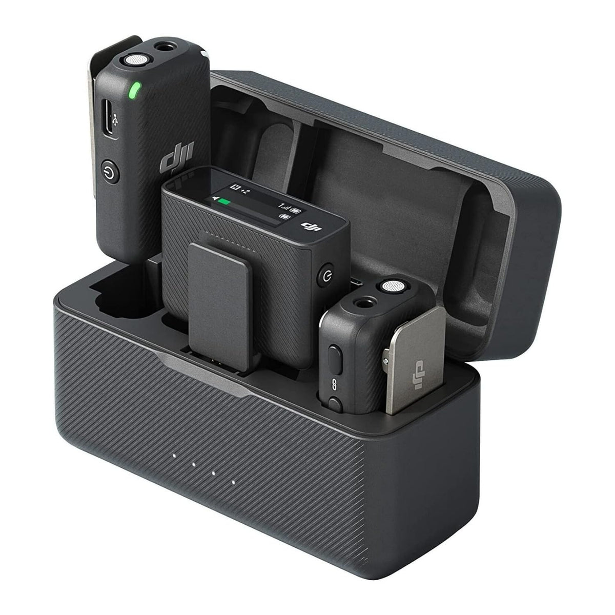 DJI Mic Mini Combo + Silicone Case + Colorful Wind Muff + Selfie Light