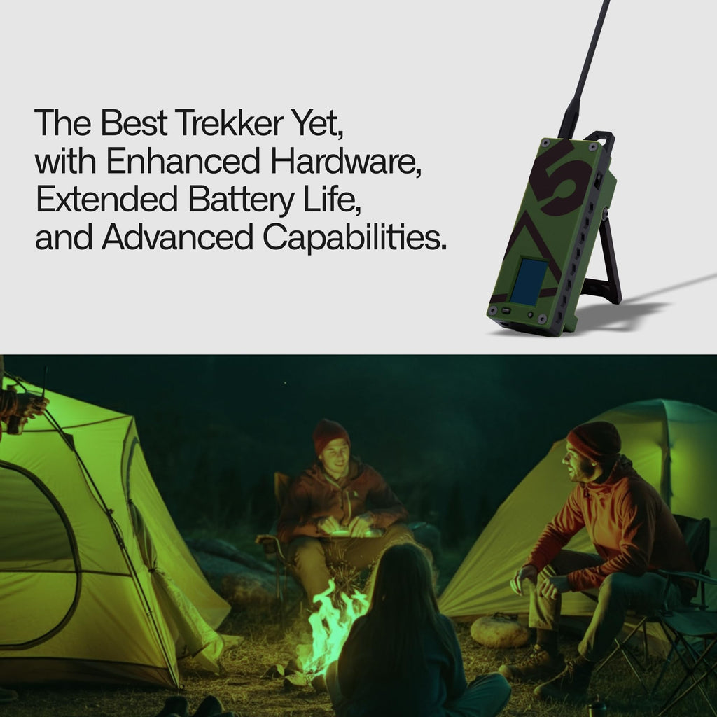 Trekker Delta Off-Grid LoRa GPS Radio, ATAK Meshtastic Communicator