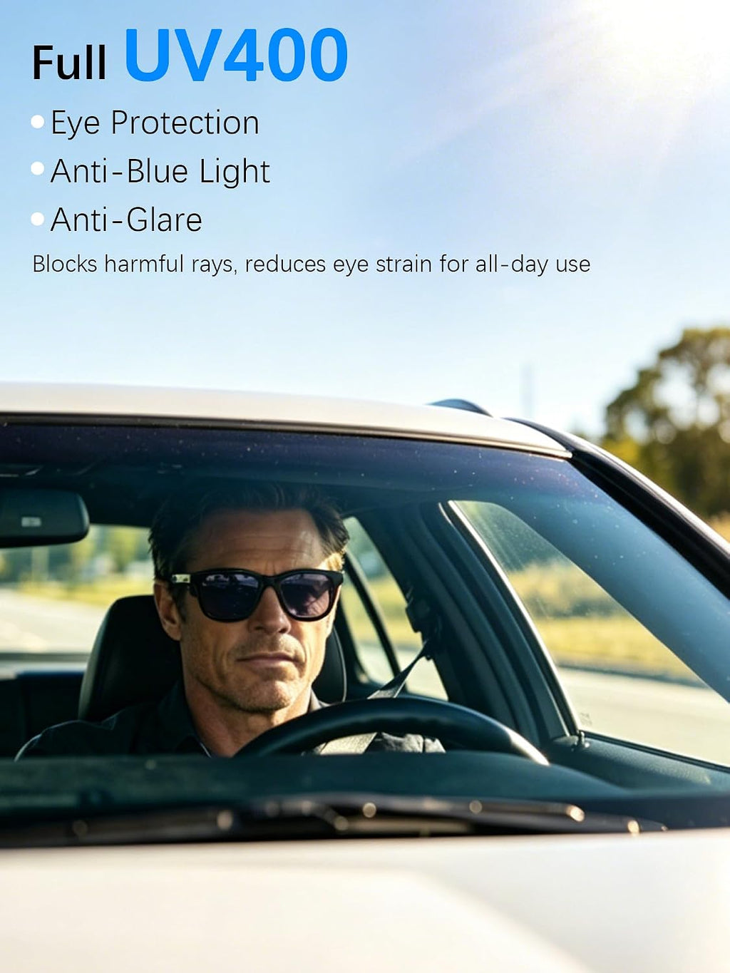 ES-S1 Smart AI Glasses with Open Ear Audio & Live Translation