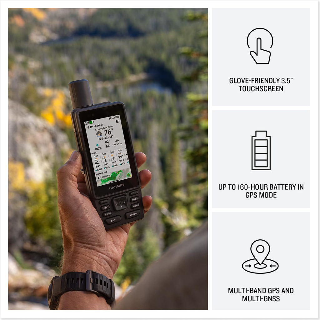 Garmin GPSMAPÂ® H1i Plus, GPS Handheld Navigator, inReachÂ® Plus Technology