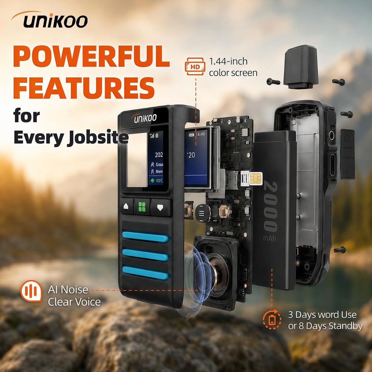 Global 4G LTE POC Walkie Talkies Unlimited Range Long Range Two Way Radio