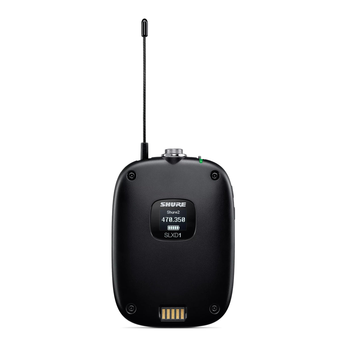 Shure SLXD14/UL4B Digital Wireless Microphone System - Includes SLXD1 Bodypack Transmitter, UL4B UniPlex Cardioid Lavalier Mic, and SLXD4 Receiver with 19" Rack Mount Kit | H55 Band (SLXD14/UL4B-H55)