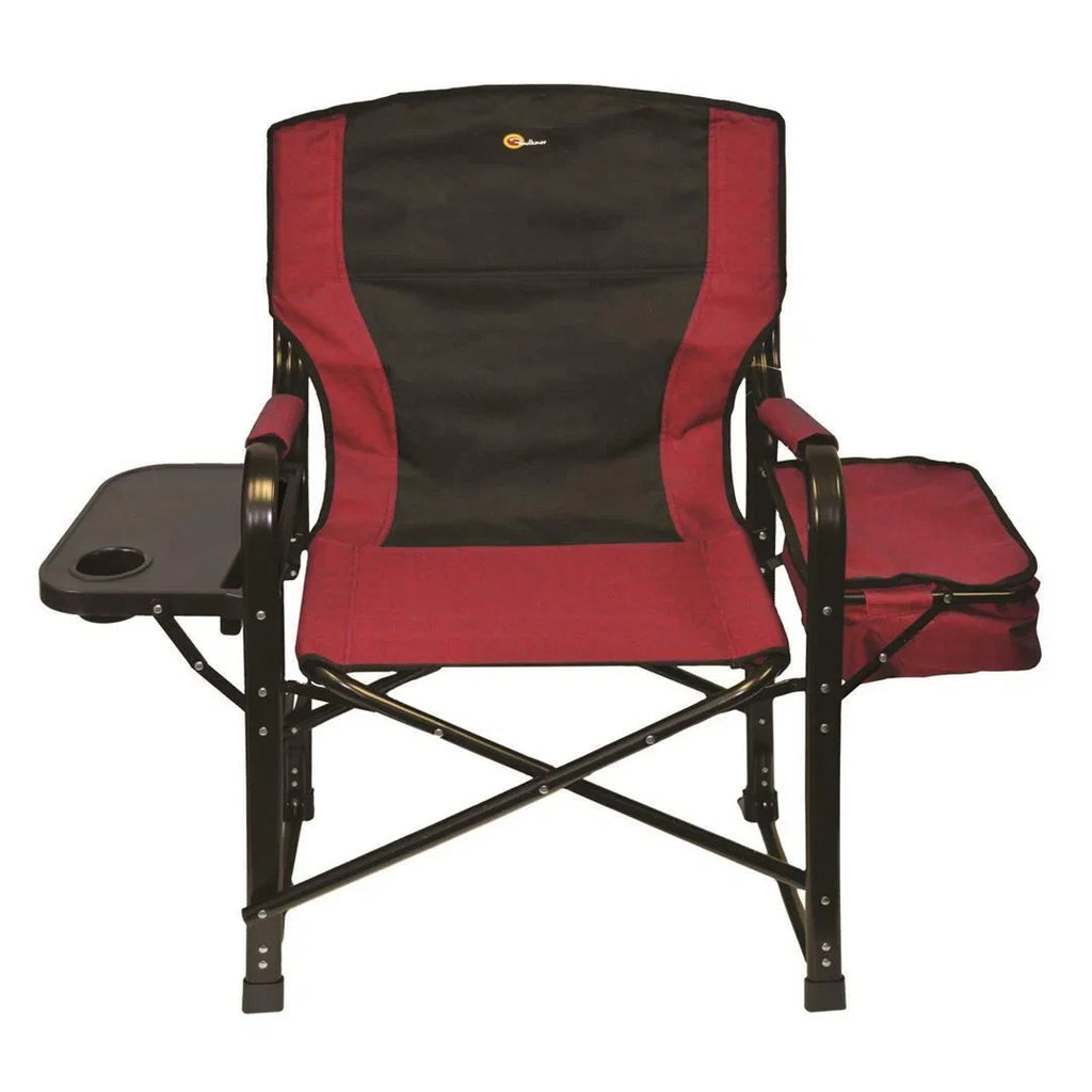 Faulkner 49582 El Capitan Folding Director Chair With Tray And Cooler Bag,