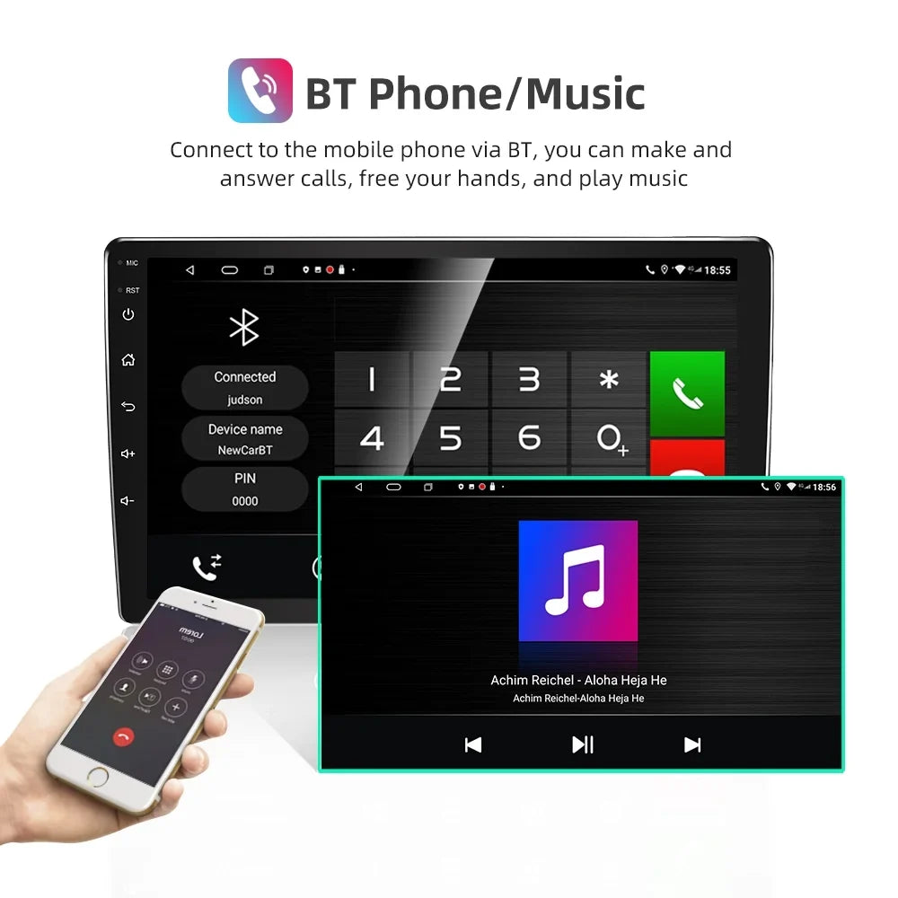 JMANCE 9 inch Apple CarPlay & Android Auto Car Stereo Receiver, Car Radio with 2010-2013 Mazda 3 with backup camera