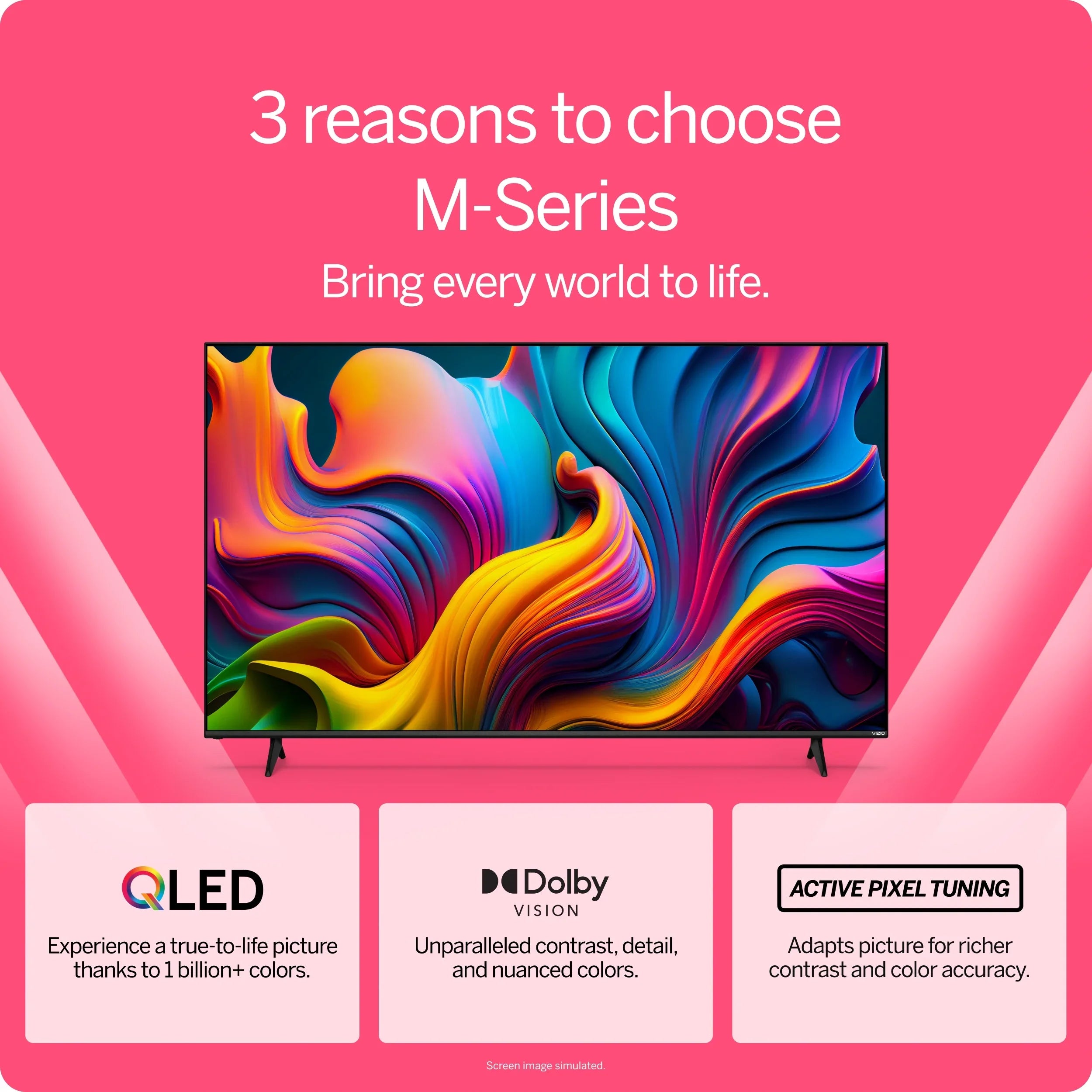 VIZIO 70" Class M6 Series 4K QLED HDR Smart TV M70Q6-J03