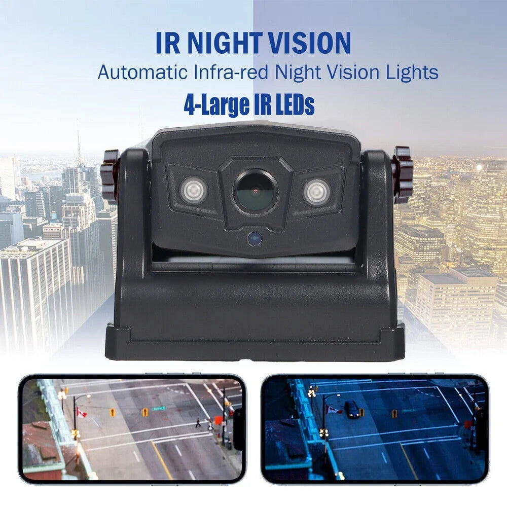 JLLOM Magnetic WiFi Wireless Camera, Backup Front/Rear View, Equipped with 9600mAh Battery