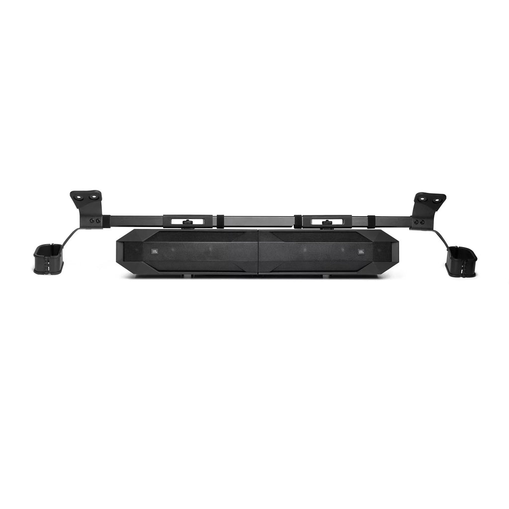 JBL JBLBB4005D - 5-Door Passive Sound Bar with Bronco with JBL Apex PA 1502 2 Channel Marine & Powersport Amplifier - 150 x 2 At 2-Ohms and Bronco Install Accessories