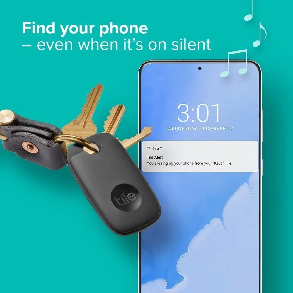 Tile Pro 2022 1-Pack. Powerful Bluetooth Tracker, Keys Finder and Item Locator Keys, Bags, and More; Up to 400 ft Range. Water-. Phone Finder. iOS and Android . Non-Retail
