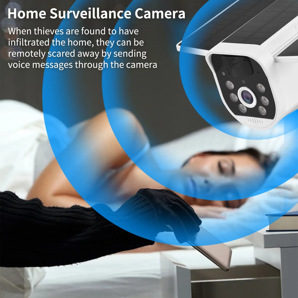 Pristin 4G WiFi Camera, 1080P Folding Solar Camera with PIR Motion Detection, Long Standby IP66 Waterproof