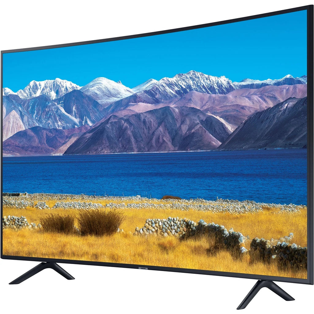 Samsung UN55TU8300 55" HDR 4K UHD Smart Curved TV (2020) Bundle with Deco Gear Home Theater Soundbar