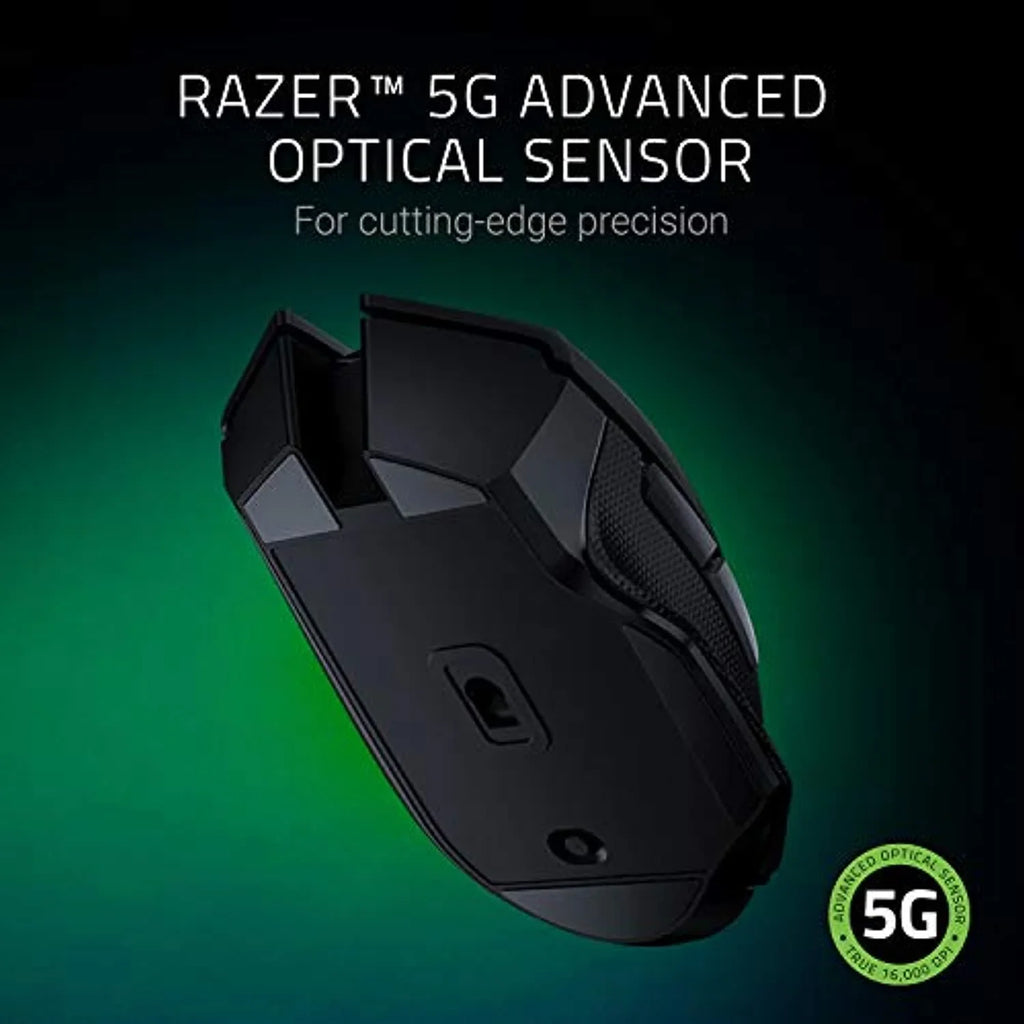 Razer Basilisk X Hyperspeed Wireless Gaming Mouse: Bluetooth & Wireless , 16K Dpi Optical Sensor, 6 Programmable Buttons, 450 Hr Battery, Classic Black