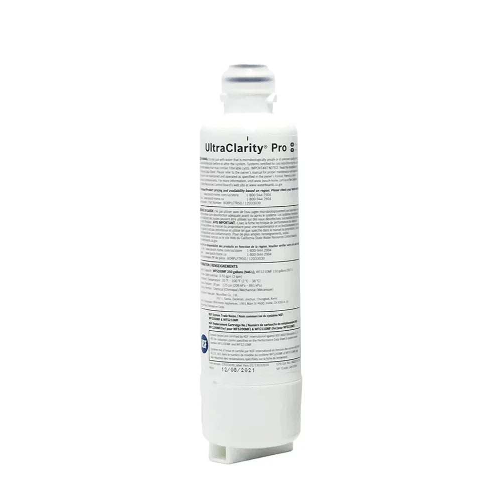 Bosch UltraClarity Pro Water Filter, BORPLFTR55, RA450022, REPLFLTR55, 11032531 Fitting Pack)