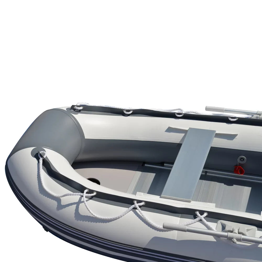 BRIS 9.8 Ft. Inflatable Watercraft Dinghy Tender Raft with Aluminum floor