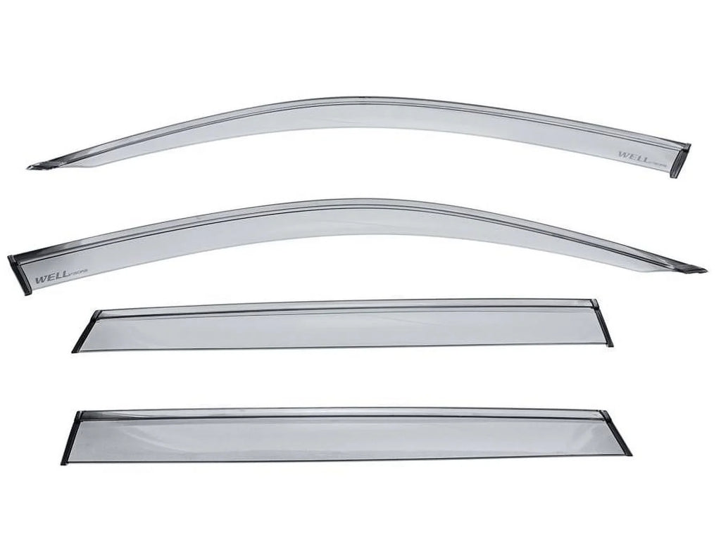 Wellvisors Side Window Visors Wind Deflectors Rain Guard With Black Trim 2019 2020 2021 2022 2023 2024 BMW X5 / G05 3-847BM016