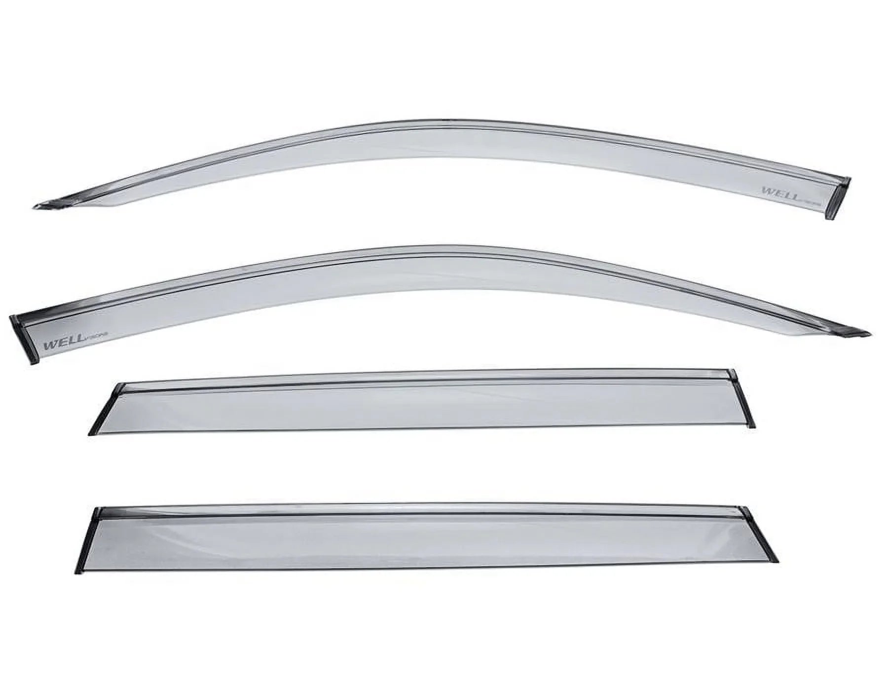 Wellvisors Side Window Visors Wind Deflectors Rain Guard With Black Trim 2019 2020 2021 2022 2023 2024 BMW X5 / G05 3-847BM016
