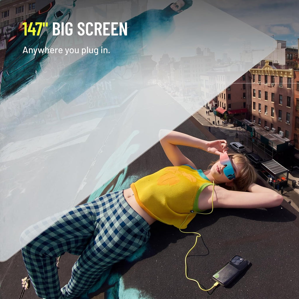 XREAL xbx a01+ AR Glasses, 147'' Big-Screen Display for Movies & Gaming