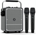 150W High-Power Karaoke Machine with 2 Wireless Microphones for Adults S200