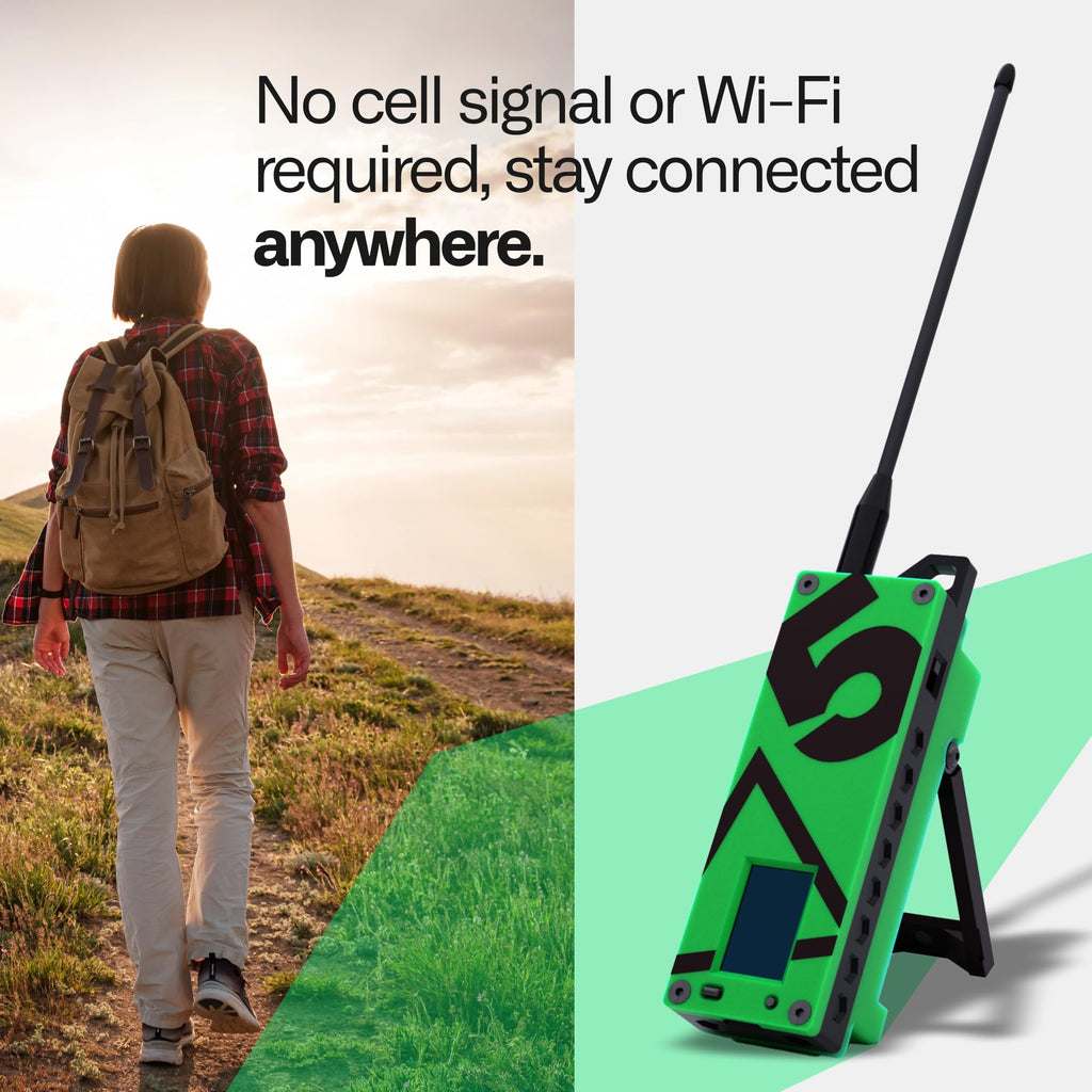 Trekker Delta Off-Grid LoRa GPS Radio, ATAK Meshtastic Communicator