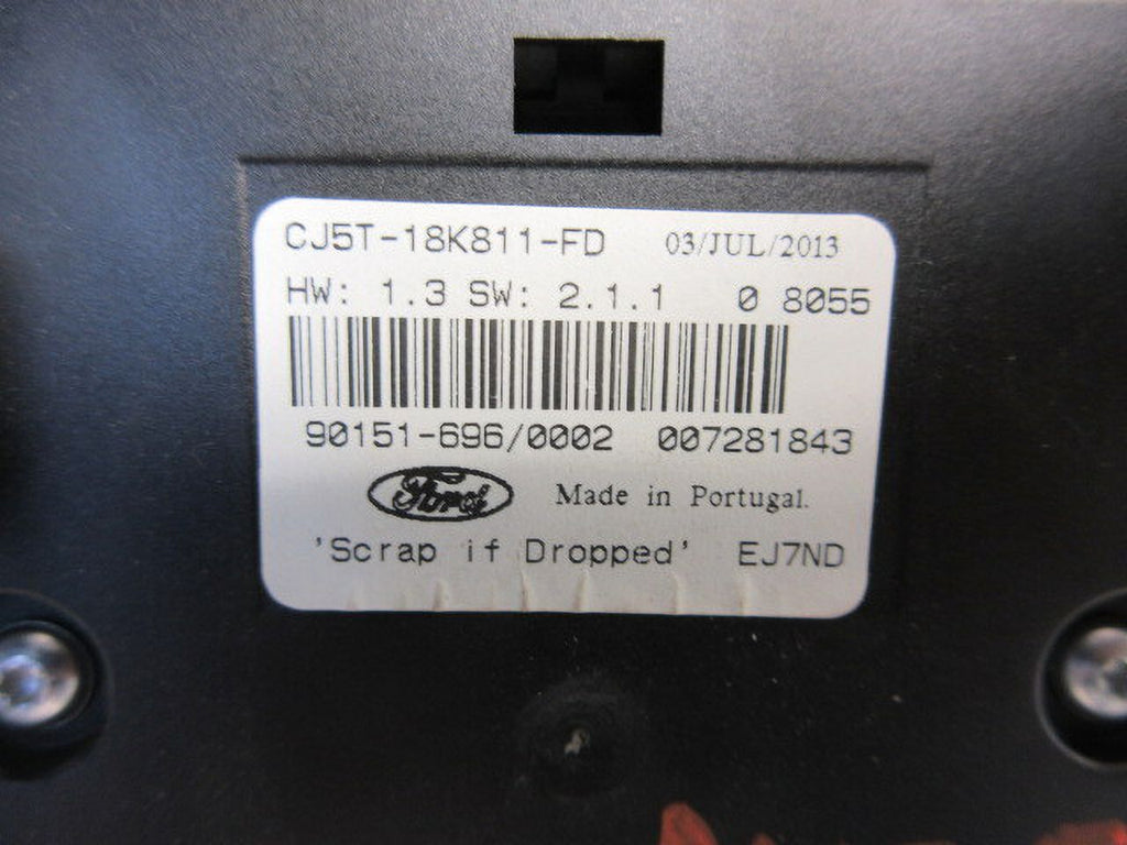Pre-Owned 2013-2016 Ford Escape C-Max Sony Radio Control Panel OEM LKQ (Good)
