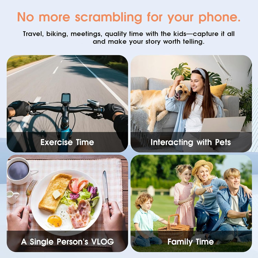 AI Camera Smart Glasses, 4K Video Sunglasses with 3600mAh Charging Case