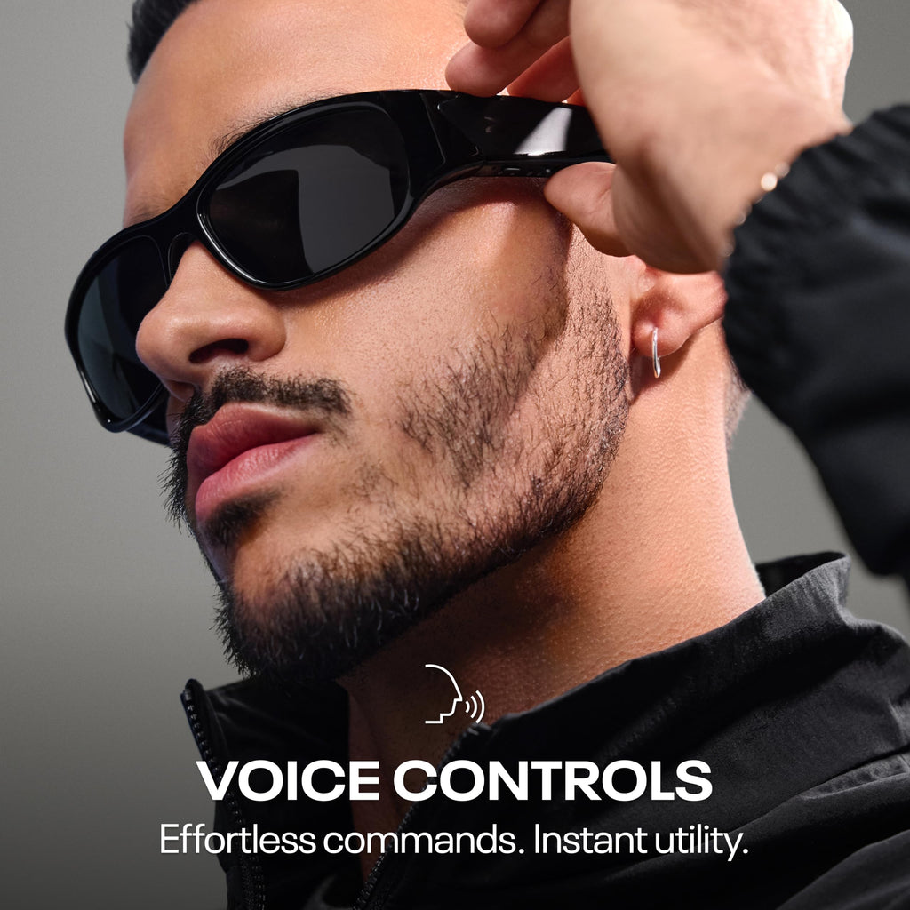 Reebok Flash Smart Audio Glasses, Iridescent Polarized, Powered by Lucyd